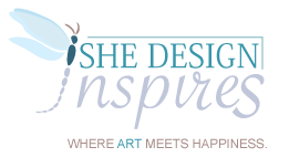 SHE Design Inspires Logo